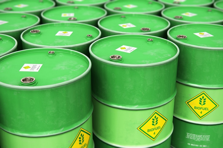 Biofuel Drums Storage